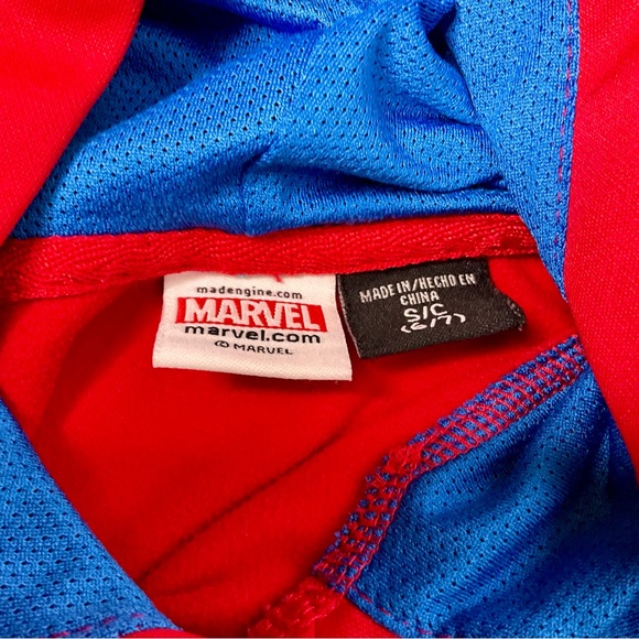 Marvel Spider-Man Pullover Hoodie Size Small 6/7 - Picture 4 of 7